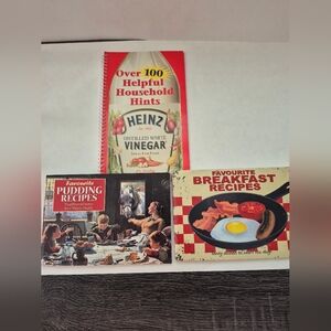 A Mix Of Collectable Cookbooks And Household Hints. 100 Helpful Hints